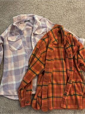 Nasty Gal + Wild Fable Plaid Shackets